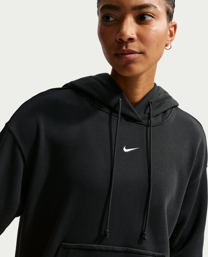 Nike Phoenix Fleece oversized basketbalhoodie voor dames Zwart - Foto 3