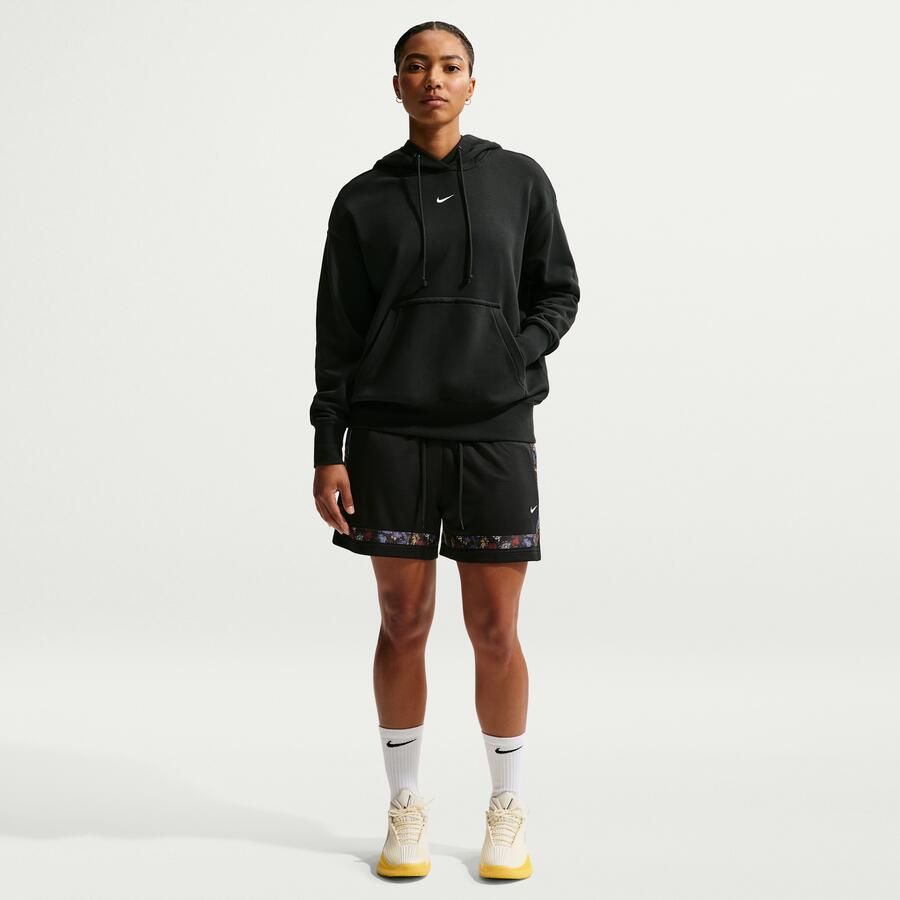 Nike Phoenix Fleece oversized basketbalhoodie voor dames Zwart