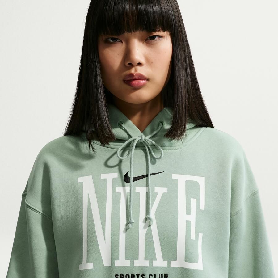 Nike Phoenix Fleece oversized dameshoodie Groen