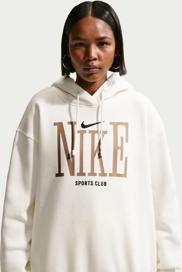 Nike Phoenix Fleece oversized dameshoodie Wit - Foto 2