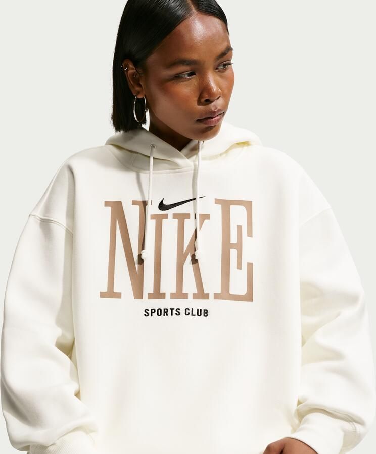 Nike Phoenix Fleece oversized dameshoodie Wit - Foto 5