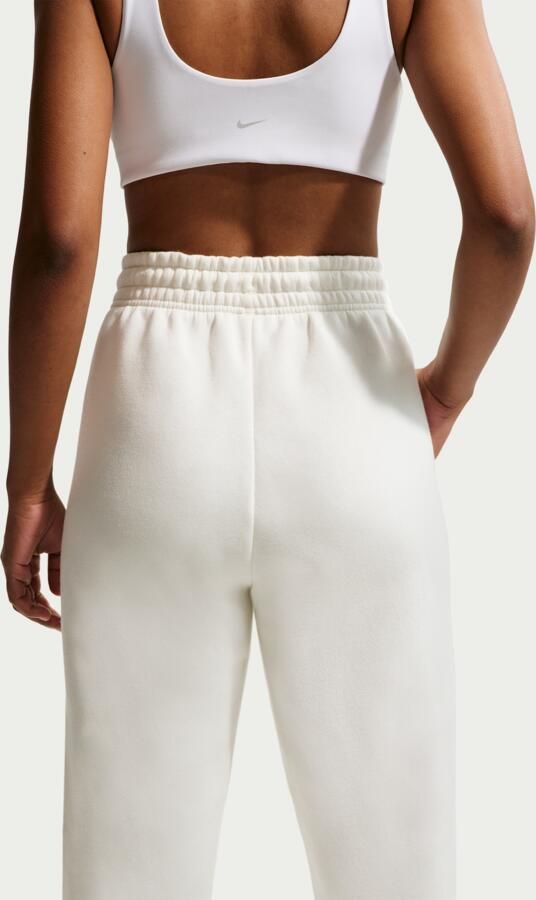 Nike Phoenix Fleece oversized damesjoggingbroek met hoge taille Wit - Foto 4