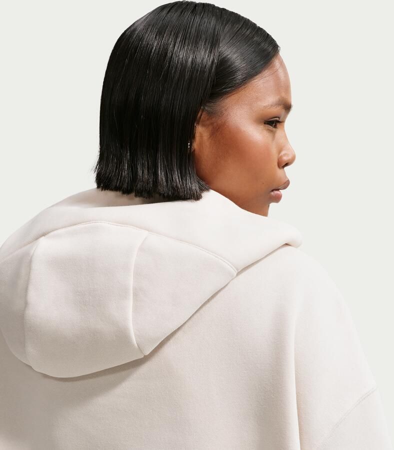 Nike Phoenix Fleece oversized hoodie met logo voor dames Bruin - Foto 3