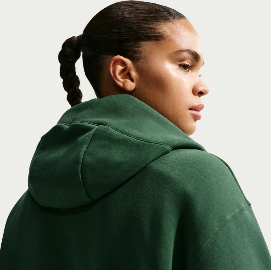 Nike Phoenix Fleece oversized hoodie met logo voor dames Groen - Foto 2