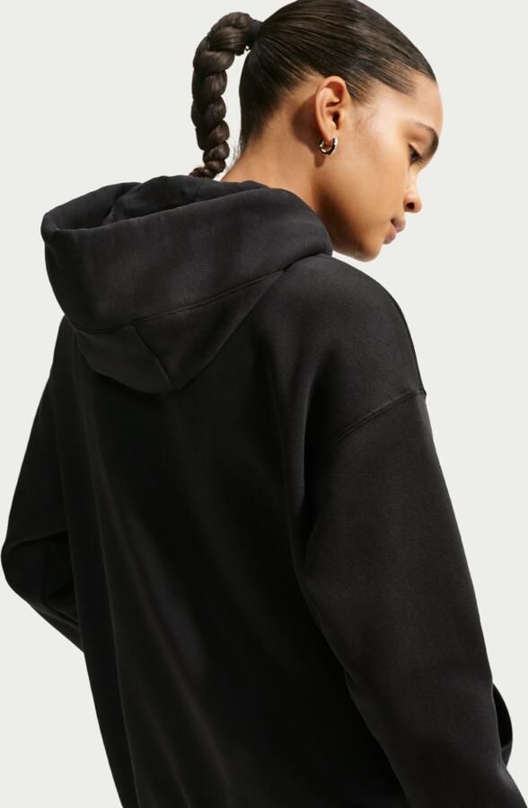 Nike Phoenix Fleece oversized hoodie met logo voor dames Zwart - Foto 3