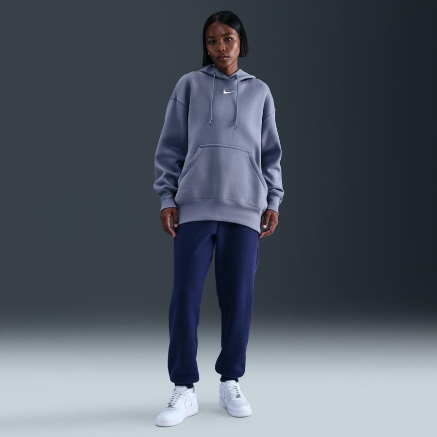 Nike Phoenix Fleece Oversized hoodie voor dames Blauw - Foto 3
