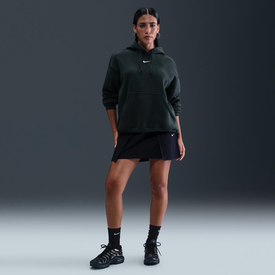 Nike Phoenix Fleece Oversized hoodie voor dames Groen - Foto 3