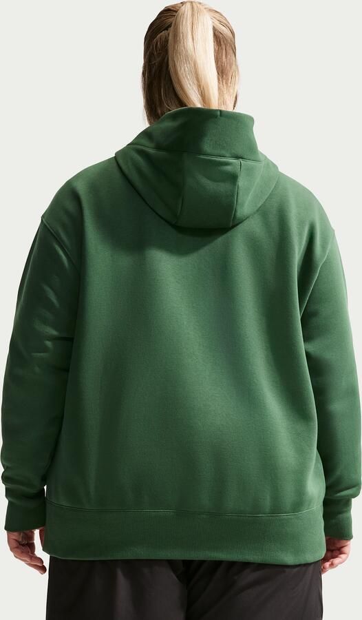 Nike Phoenix Fleece oversized hoodie voor dames (Plus Size) Groen - Foto 3