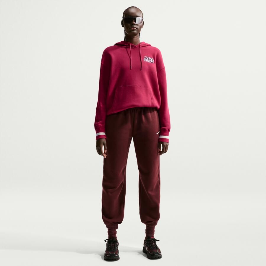 Nike Phoenix Fleece Oversized hoodie voor dames Rood - Foto 2