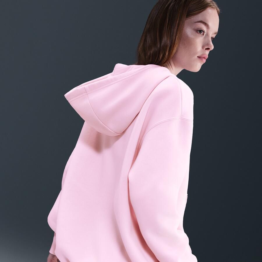 Nike Phoenix Fleece Oversized hoodie voor dames Roze