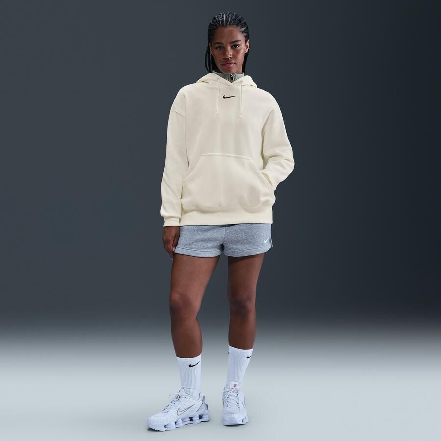 Nike Sportswear Phoenix Fleece Women's Oversized Pullover Hoodie Hoodies Kleding sail black maat: L beschikbare maaten:L - Foto 4