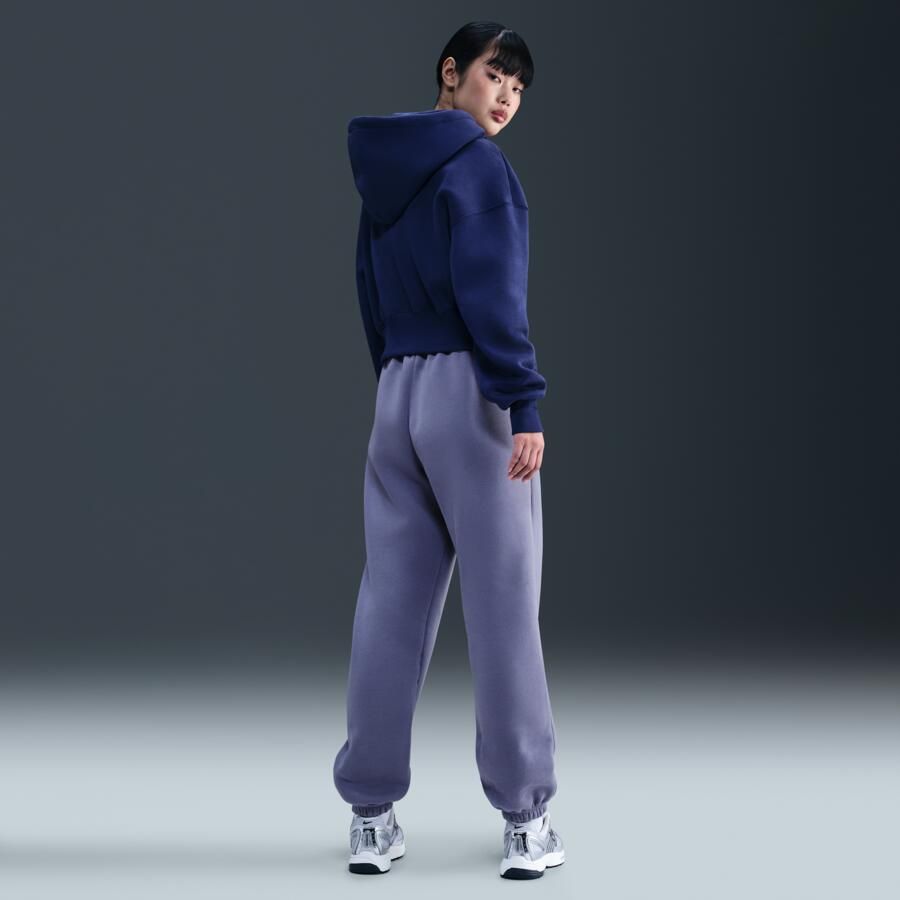 Nike Phoenix Fleece Oversized joggingbroek met hoge taille voor dames Blauw - Foto 3