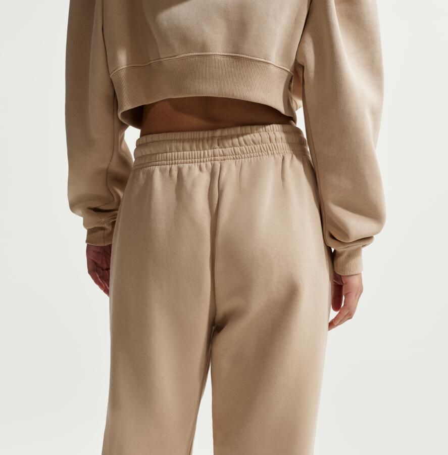 Nike Phoenix Fleece Oversized joggingbroek met hoge taille voor dames Bruin - Foto 2