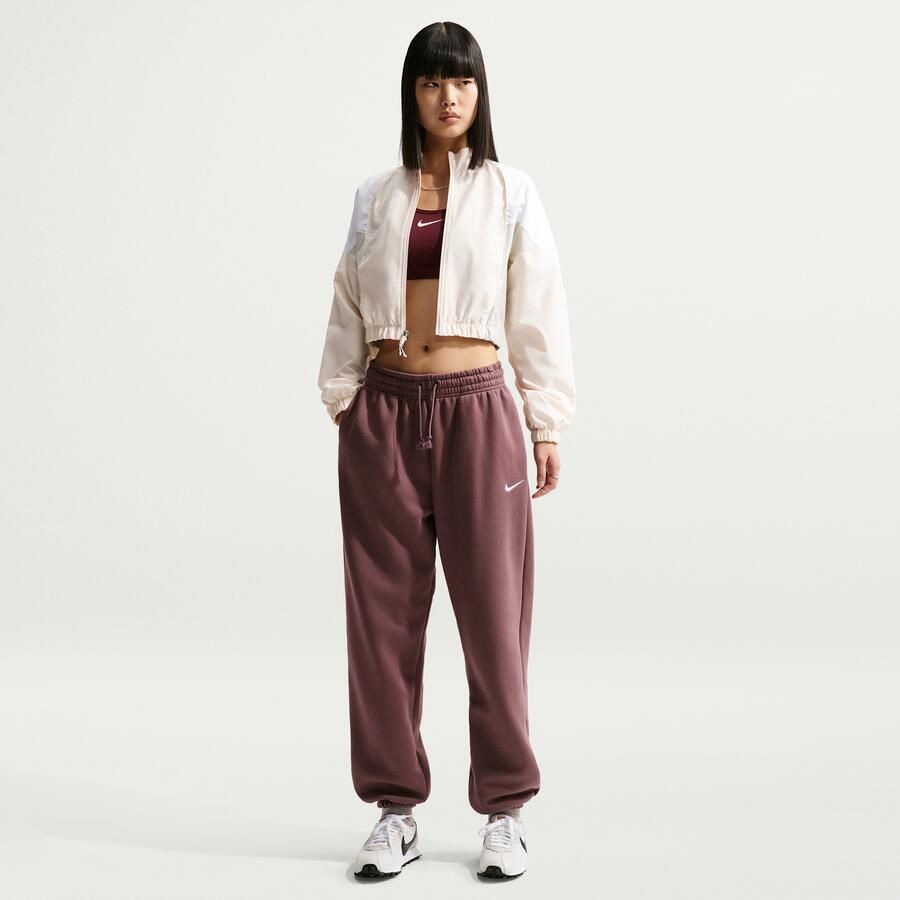 Nike Phoenix Fleece Oversized joggingbroek met hoge taille voor dames Paars - Foto 4