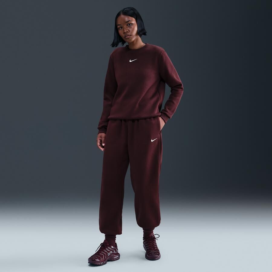 Nike Phoenix Fleece Oversized joggingbroek met hoge taille voor dames Rood - Foto 3