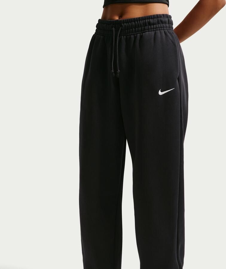 Nike Phoenix Fleece Oversized joggingbroek met hoge taille voor dames Zwart - Foto 6