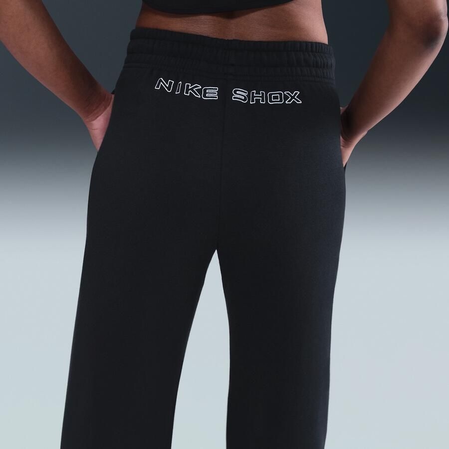 Nike Phoenix Fleece Show damesbroek met hoge taille Zwart - Foto 2