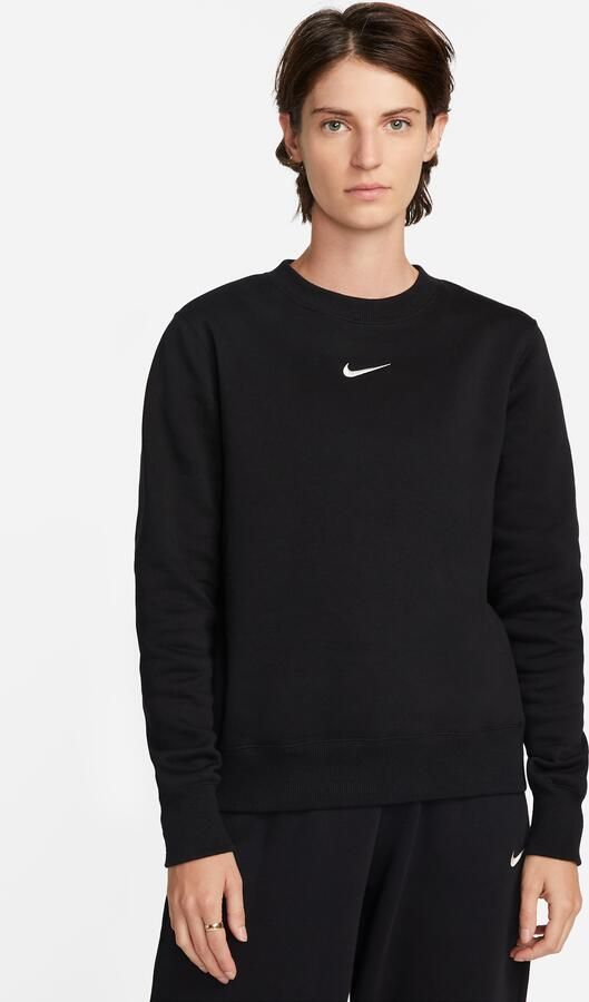 Nike Sportswear Phoenix Fleece sweatshirt met ronde hals voor dames Zwart - Foto 6