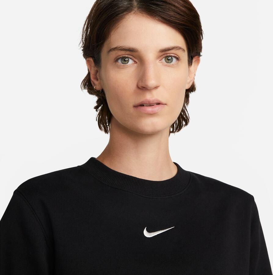 Nike Sportswear Phoenix Fleece sweatshirt met ronde hals voor dames Zwart - Foto 5