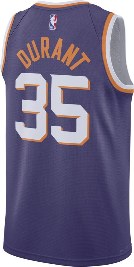 Nike Phoenix Suns 2023 24 Icon Edition Swingman NBA-jersey met Dri-FIT Paars - Foto 3