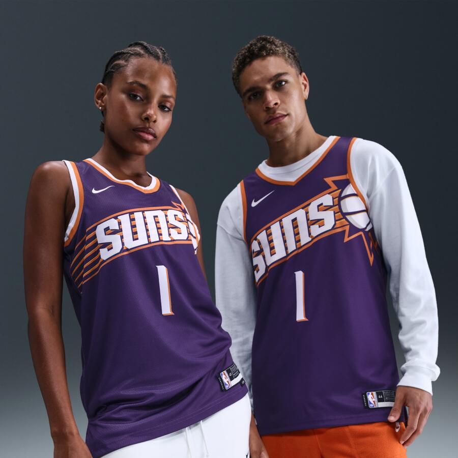 Nike Phoenix Suns City Edition Swingman NBA-jersey met Dri-FIT Paars - Foto 2