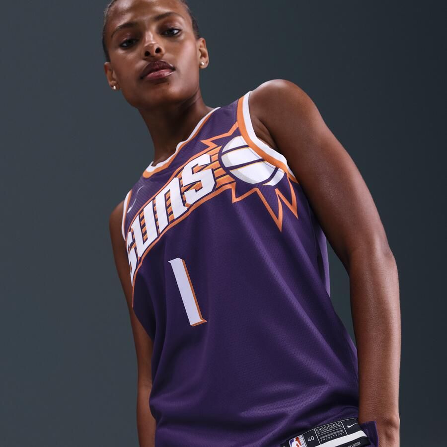 Nike Phoenix Suns City Edition Swingman NBA-jersey met Dri-FIT Paars - Foto 3