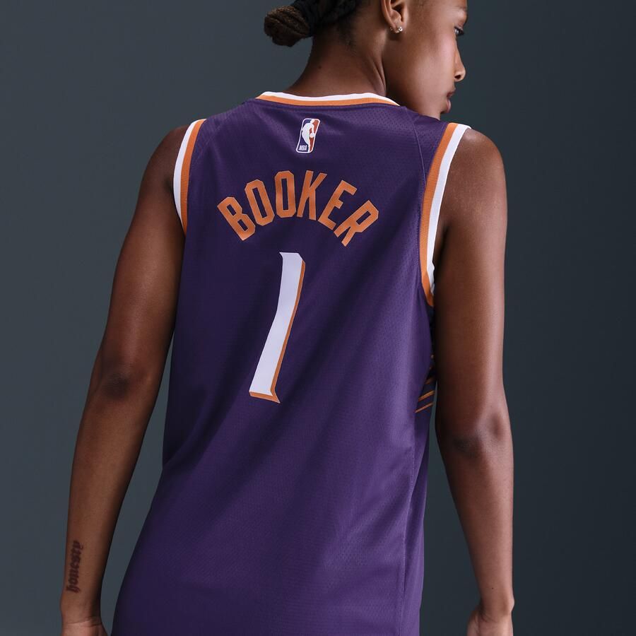 Nike Phoenix Suns City Edition Swingman NBA-jersey met Dri-FIT Paars - Foto 5