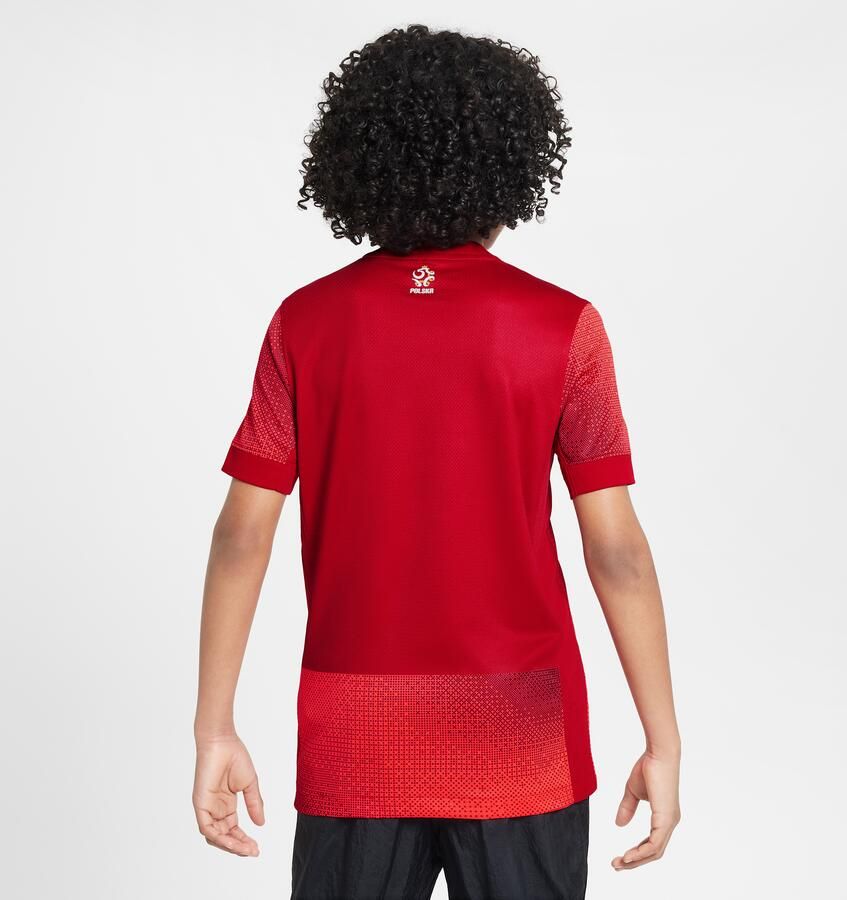 Nike Polen 2024 25 Stadium Uit Dri-FIT replica voetbalshirt voor kids Rood - Foto 4