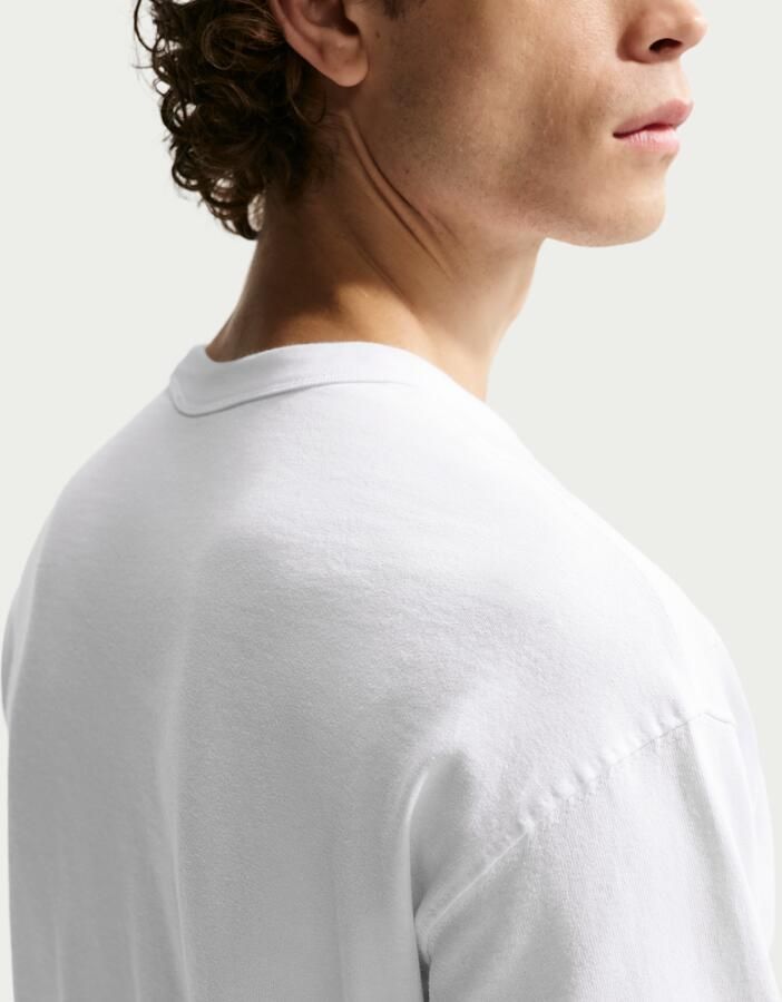 Nike Premium Essentials T-shirt met lange mouwen voor heren Wit - Foto 3