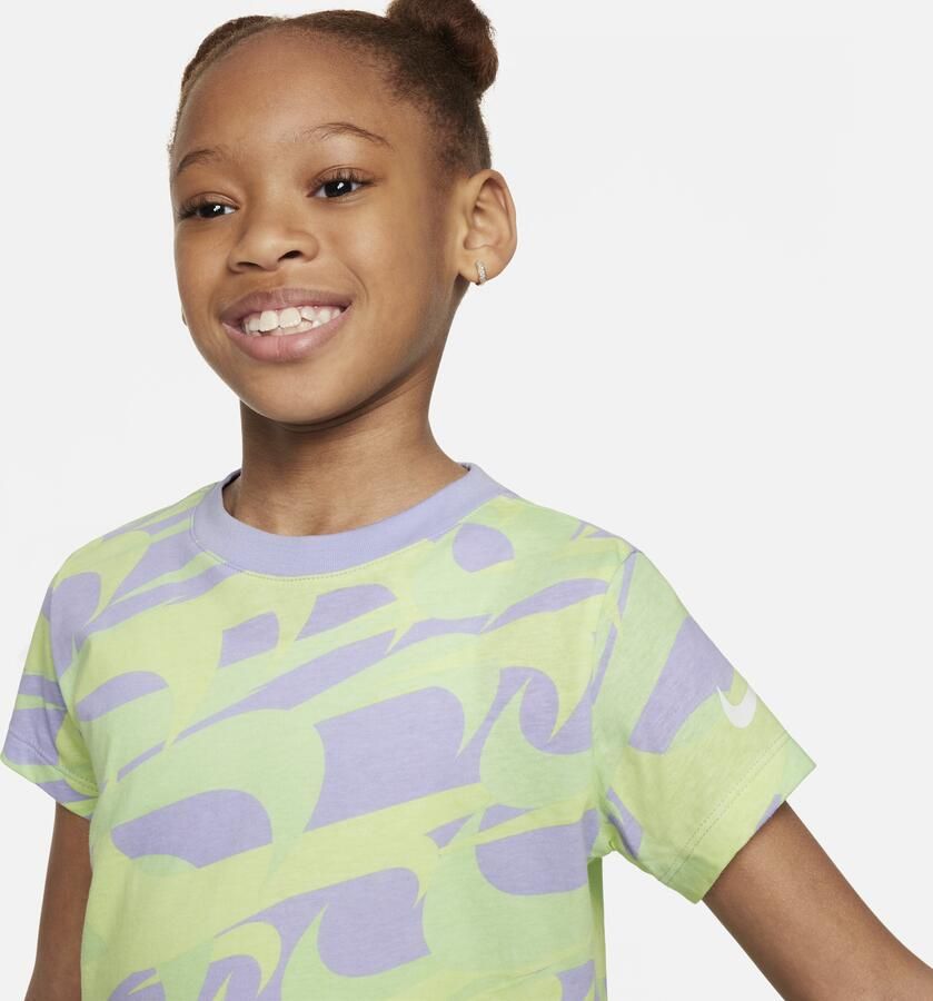 Nike Prep in Your Step T-shirt met graphic voor kleuters Paars