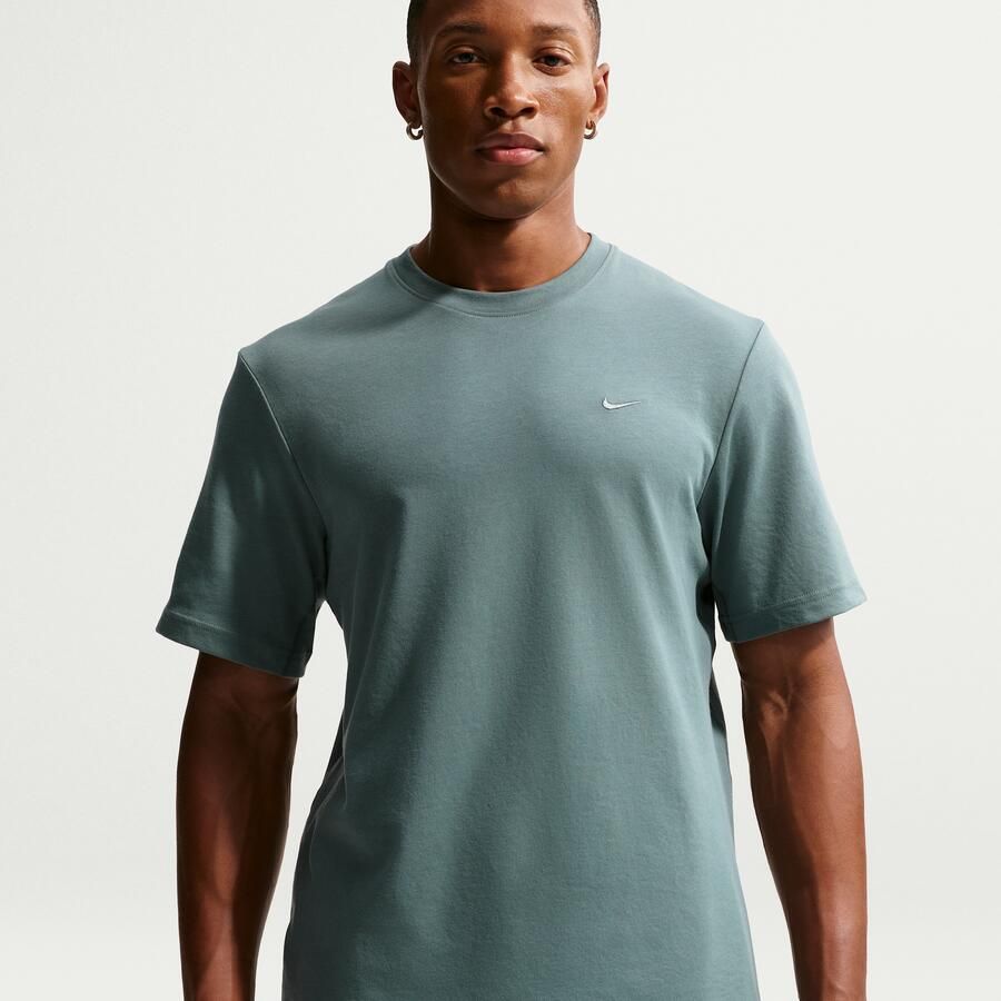 Nike Primary Dri-FIT multifunctionele herentop met korte mouwen Grijs
