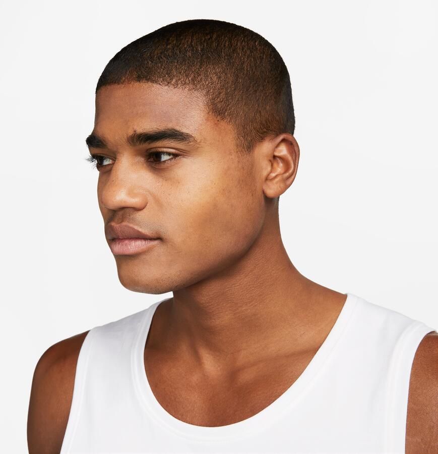 Nike Primary Dri-FIT multifunctionele tanktop voor heren Wit