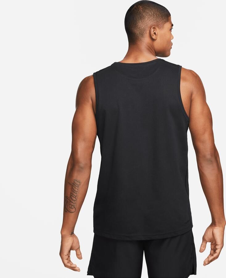 Nike Primary Dri-FIT multifunctionele tanktop voor heren Zwart - Foto 4