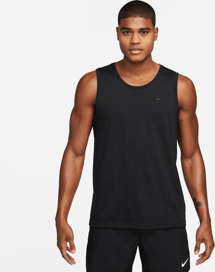Nike Primary Dri-FIT multifunctionele tanktop voor heren Zwart - Foto 3