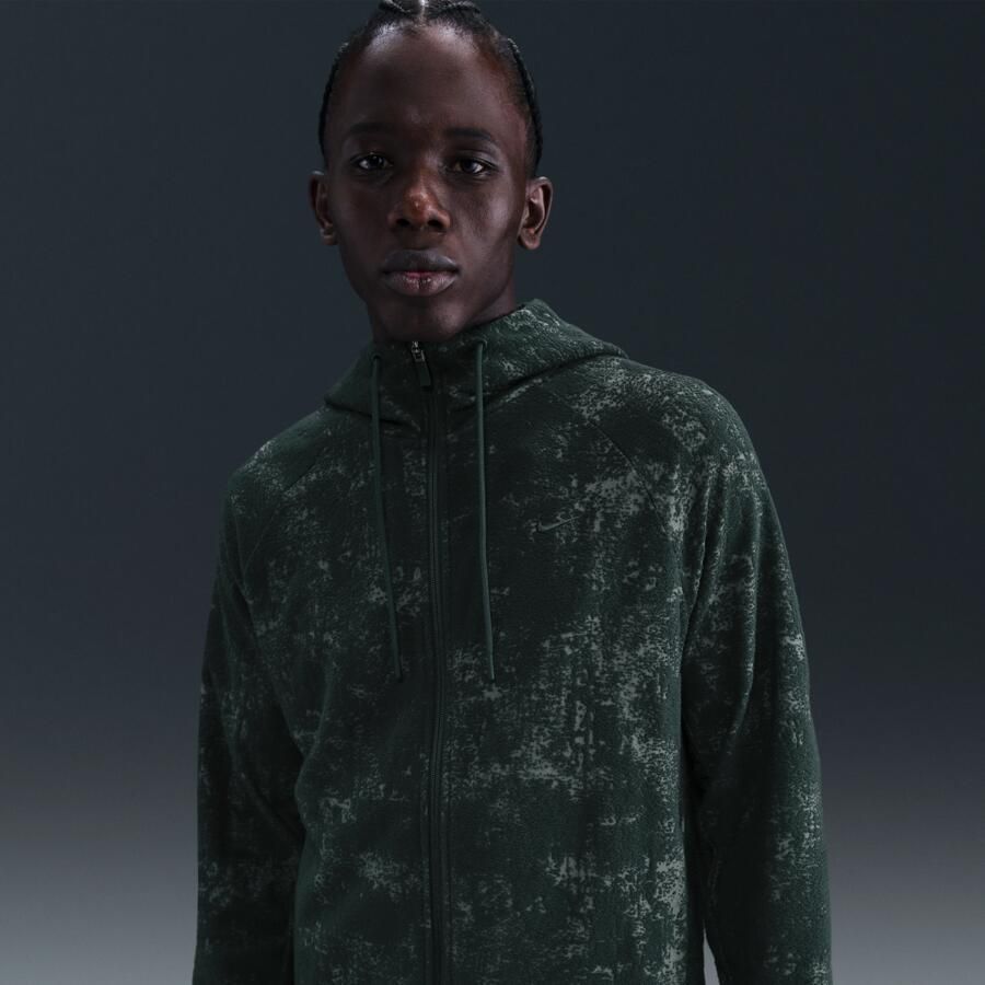 Nike Primary Therma-FIT hoodie met rits voor heren Groen - Foto 4
