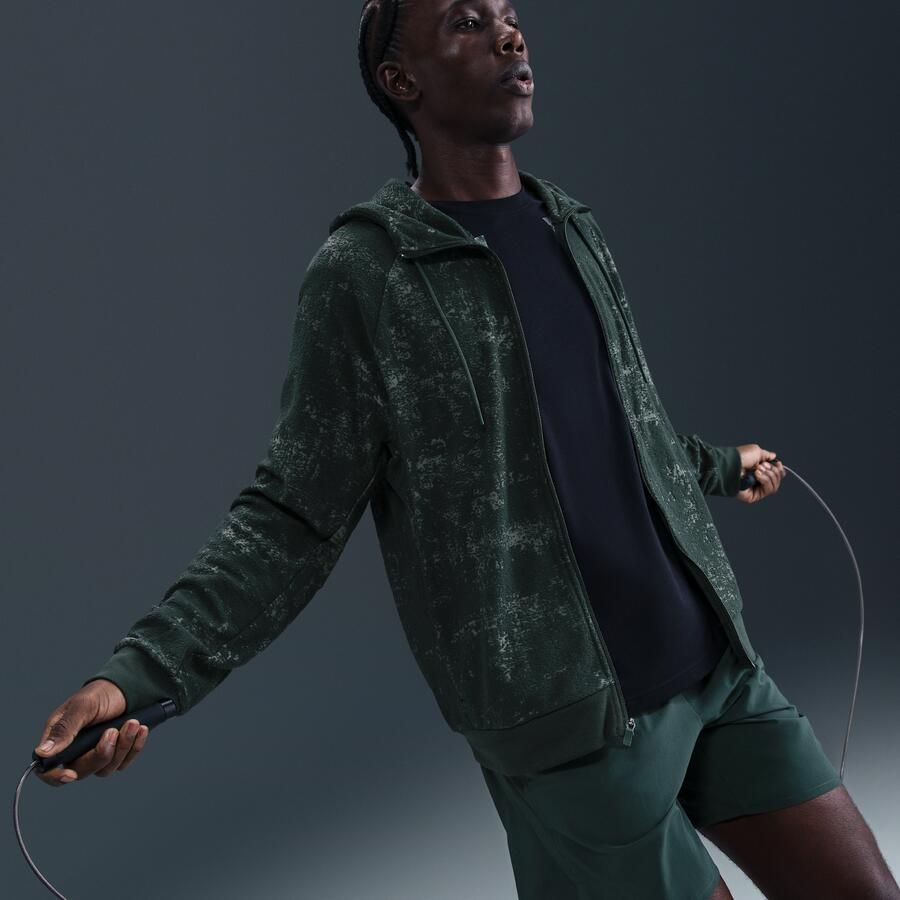 Nike Primary Therma-FIT hoodie met rits voor heren Groen - Foto 2