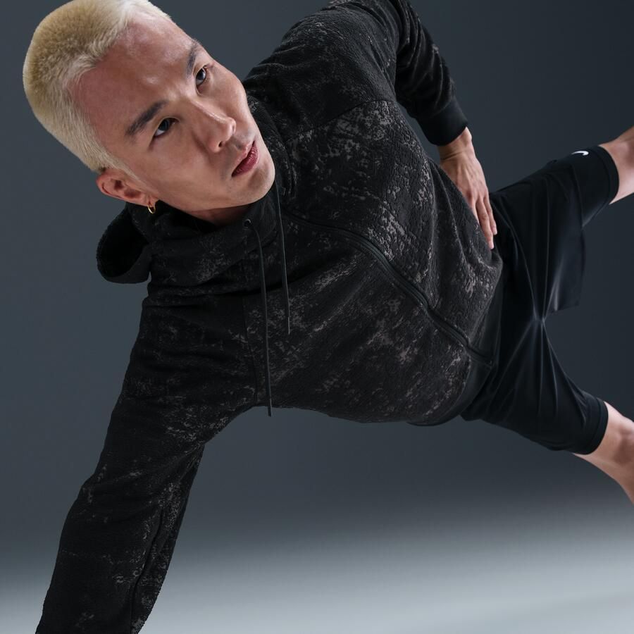 Nike Primary Therma-FIT hoodie met rits voor heren Zwart - Foto 2