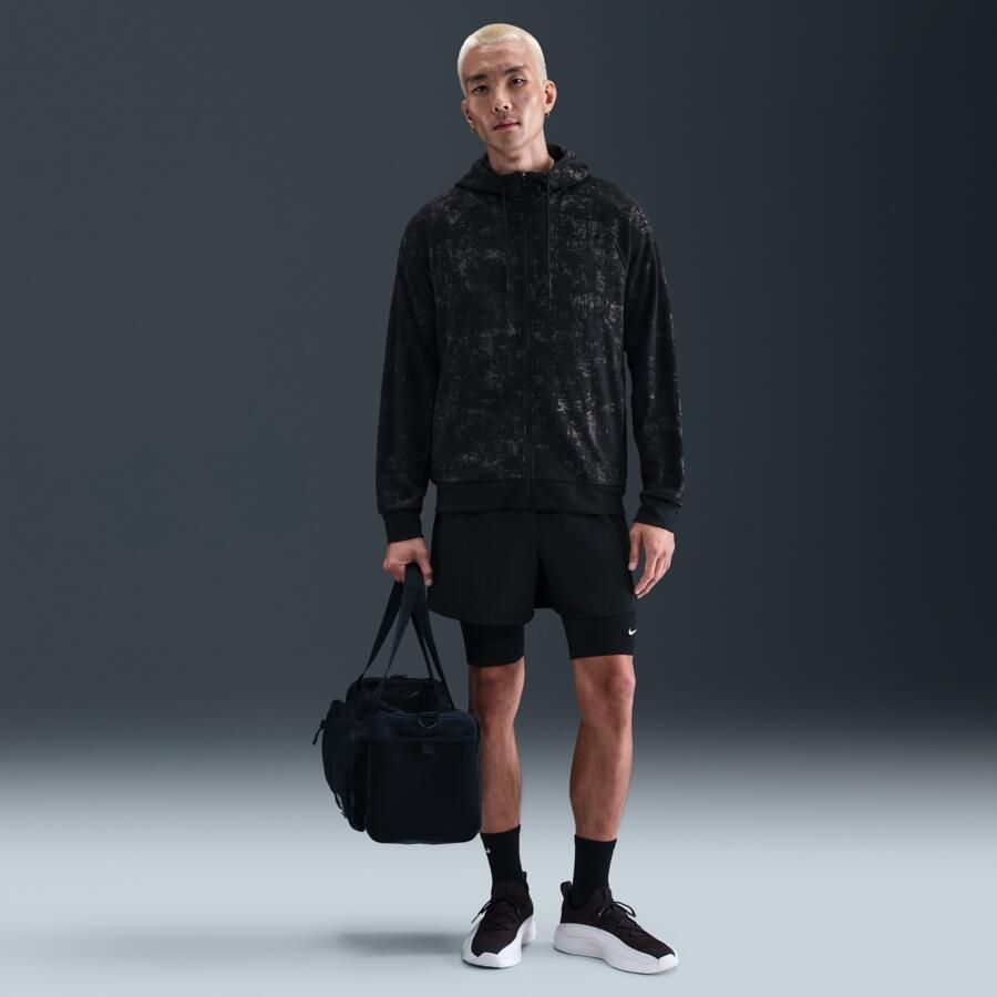 Nike Primary Therma-FIT hoodie met rits voor heren Zwart - Foto 3