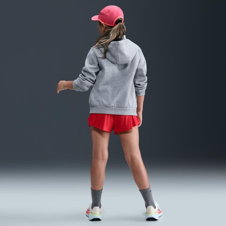 Nike Pro 2-in-1 Dri-FIT shorts voor meisjes Rood - Foto 3