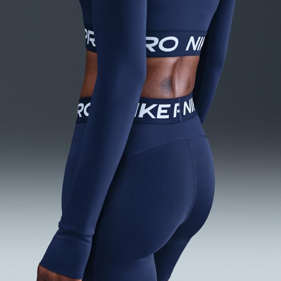 Nike Pro 365 Damesshorts (21 cm) Blauw - Foto 2