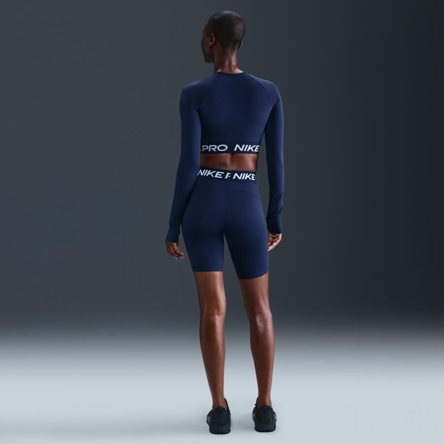 Nike Pro 365 Damesshorts (21 cm) Blauw - Foto 3