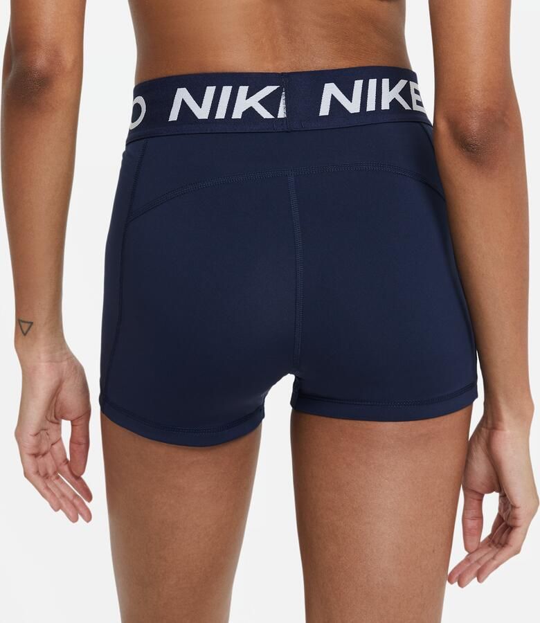 Nike Blauwe Shorts Pro Cz9857 Blauw Dames - Foto 2