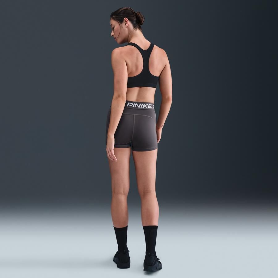 Nike Pro Damesshorts van 7 5 cm Grijs - Foto 3