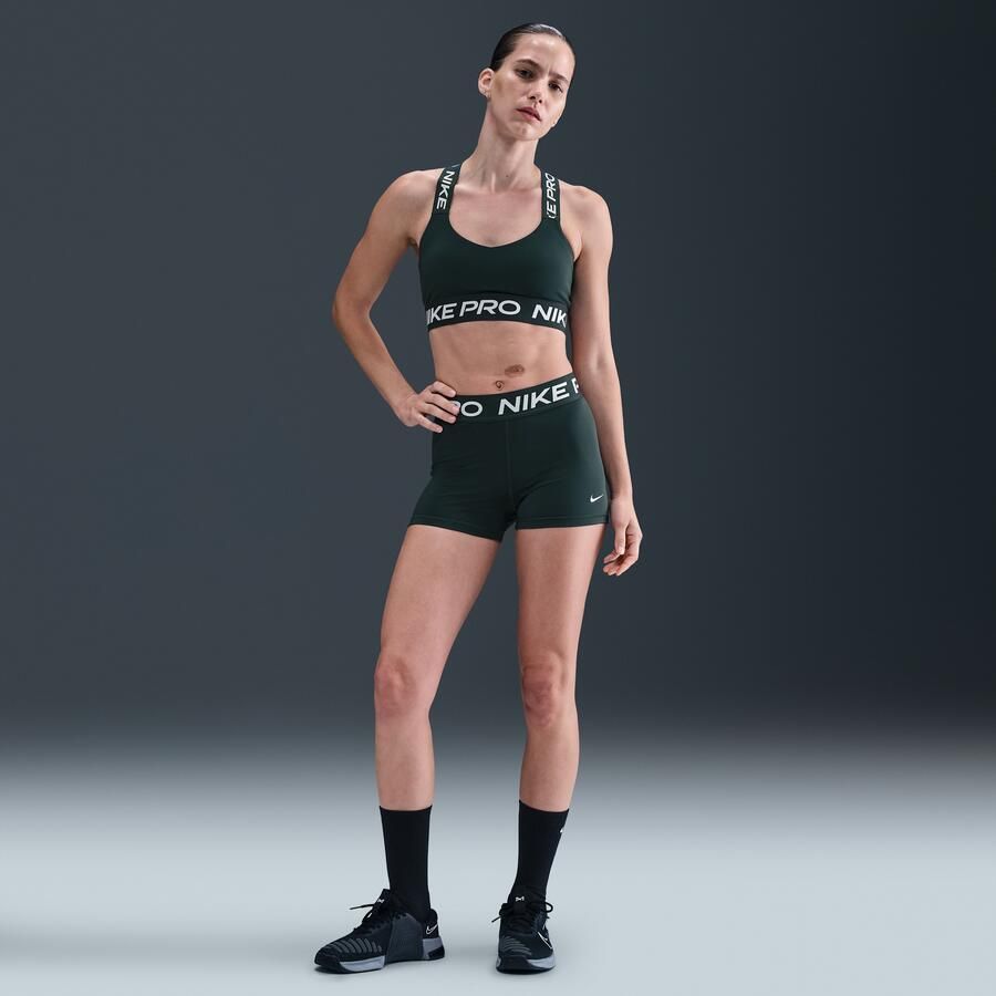 Nike Pro Damesshorts van 7 5 cm Groen - Foto 4