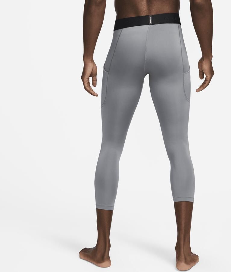 Nike Pro Dri-FIT 3 4-fitnesstights voor heren Grijs - Foto 4
