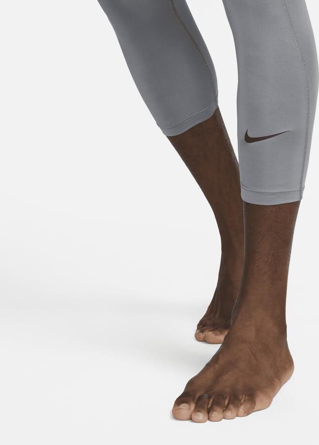Nike Pro Dri-FIT 3 4-fitnesstights voor heren Grijs - Foto 2