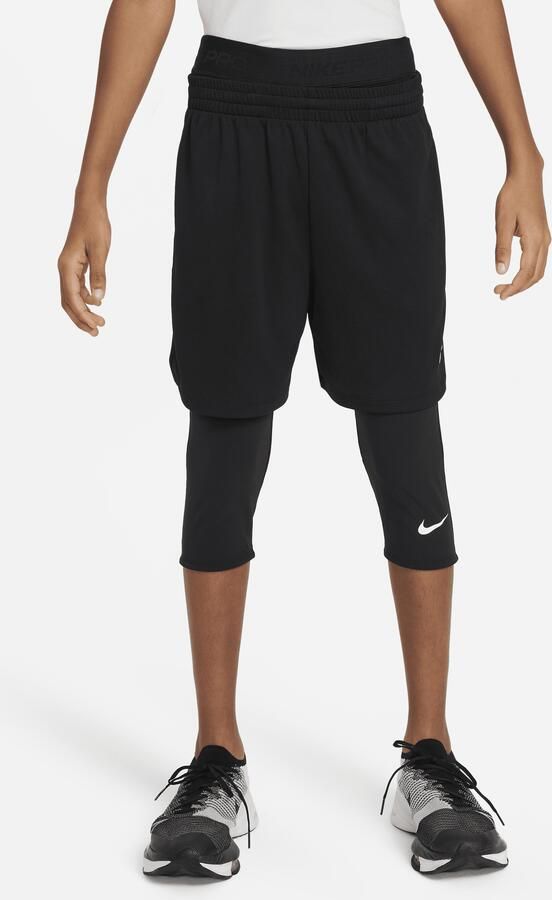 Nike Pro Dri-FIT 3 4-tights voor jongens Zwart - Foto 2