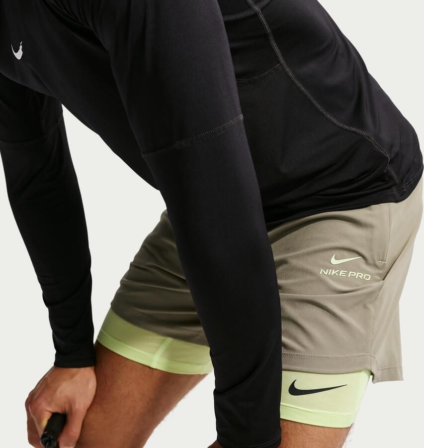 Nike Pro Dri-FIT fitnessshorts voor heren Groen - Foto 2