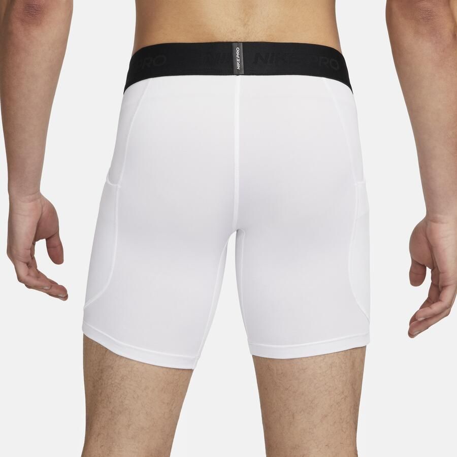Nike Pro Dri-FIT fitnessshorts voor heren Wit