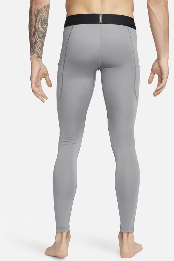 Nike Pro Dri-FIT fitnesstights voor heren Grijs - Foto 4